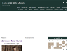 Tablet Screenshot of horseshoebendchurch.org